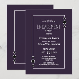 Moderne Partei für Lila Engagement Einladung