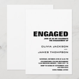 Moderne Partei für Minimalistisches Engagement Einladung