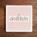 Moderne Pasta Pink Schönheit Personalisiert Acryl Tablett<br><div class="desc">Moderne Pasta Pink Schönheit Personalisiert</div>