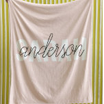 Moderne Pasta Pink Schönheit Personalisiert Fleecedecke<br><div class="desc">Moderne Pasta Pink Schönheit Personalisiert</div>