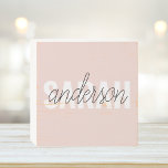 Moderne Pasta Pink Schönheit Personalisiert Holzkisten Schild<br><div class="desc">Moderne Pasta Pink Schönheit Personalisiert</div>