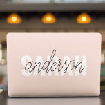 Moderne Pasta Pink Schönheit Personalisiert HP Laptop-Aufkleber<br><div class="desc">Moderne Pasta Pink Schönheit Personalisiert</div>