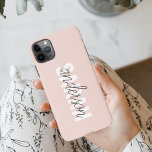 Moderne Pasta Pink Schönheit Personalisiert iPhone 11Pro Max Hülle<br><div class="desc">Moderne Pasta Pink Schönheit Personalisiert</div>