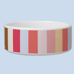 Moderne Pastel Candy Stripe Napf