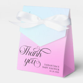 Moderne Pastel Pink Cloud Nine Baby Dusche Geschenkschachtel