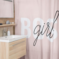 Moderne Pastel Pink Girl Boss Phrase
