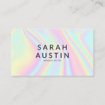 Moderne Pastel Rainbow Holographic
