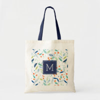 Moderne Pastel Wasserfarben Botanisches Muster