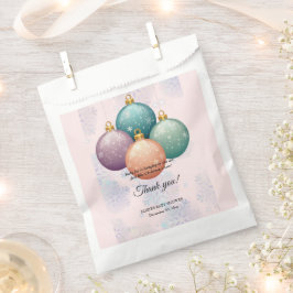 Moderne Pastel Weihnachtsschmuck Babydusche Geschenktütchen