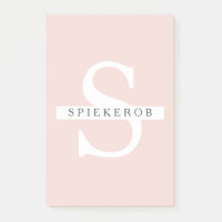 Moderne Pastell Pink Beauty Personalisiert Name