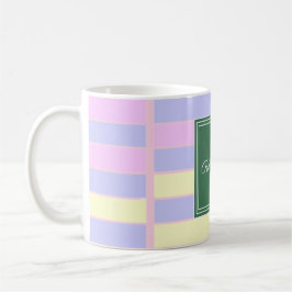 Moderne Pastellfarben Kaffeetasse