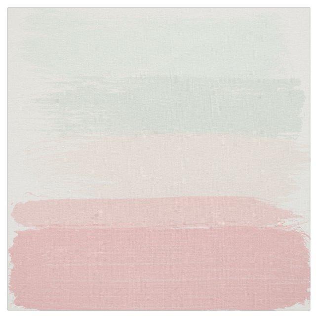 Moderne pastellfarbene Pinselstriche Stoff (Muster)