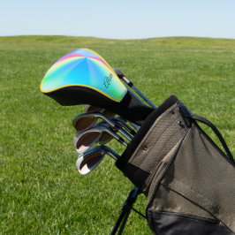 Moderne, pastellfarbene Regenbogenfarben, Golf Headcover
