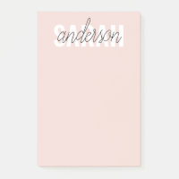 Moderne Pastellrosa-Schönheit Personalisierter Ihr