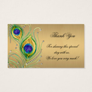 Moderne Peacock Feathers Imitate Jewel Scroll Swir