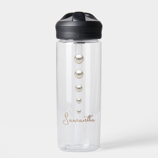 Moderne Perlflasche Trinkflasche (Vorderseite)