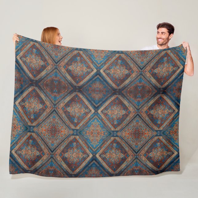 Moderne persische, schöne Sammlung alter Muster Fleecedecke (Beispiel)