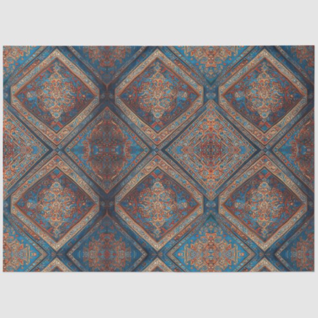 Moderne persische, schöne Sammlung alter Muster Seidenpapier (Vorderseite)