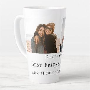 Moderne personalisierte beste Freunde für immer 2 Milchtasse