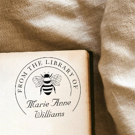 Moderne Personalisierte Bezeichnung aus der Biblio Permastempel