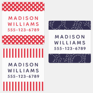 Moderne Personalisierte Bezeichnung wasserdicht Etiketten