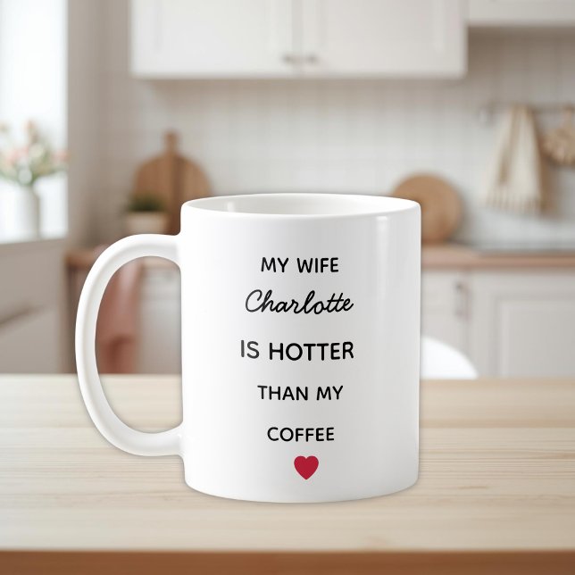 Moderne personalisierte Ehefrau-Kaffeetasse Kaffeetasse (Von Creator hochgeladen)
