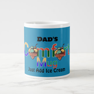 Moderne personalisierte Farbhumor-Vatertags-Becher Jumbo-Tasse