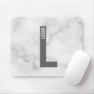 Moderne personalisierte fettgedruckte Monogramme u Mousepad