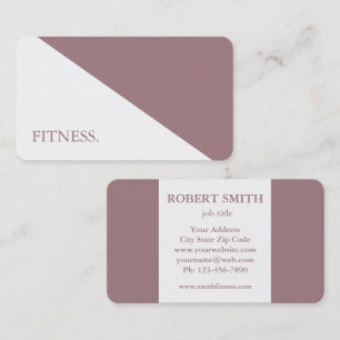 Moderne Personalisierte Fitness Visitenkarte