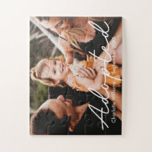 Moderne personalisierte Foto-Annahme-Erklärung