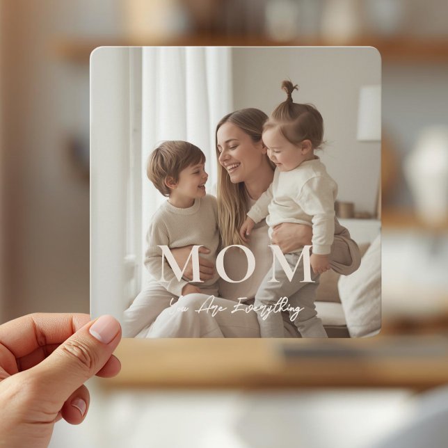 Moderne Personalisierte Foto-MUTTER Muttertagskart (Von Creator hochgeladen)