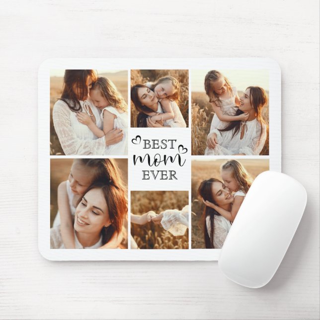Moderne personalisierte Fotocollage-Geschenke für  Mousepad (Mit Mouse)