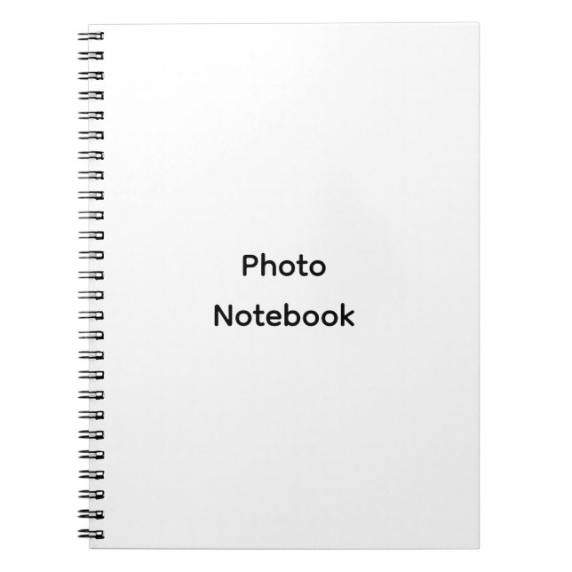 Moderne Personalisierte Fotografie Notizblock (Vorderseite)