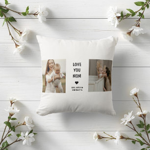 Moderne personalisierte Fotokissen für Mama Kissen