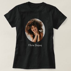 Moderne personalisierte Fotos und Namen Erstellen T-Shirt