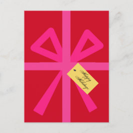 Moderne Personalisierte Geschäftsgrüße Feiertagspostkarte