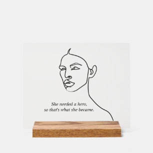 Moderne Personalisierte Girls Acrylschild