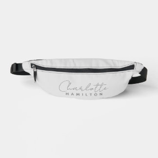 Moderne Personalisierte Grautöne Bauchtasche
