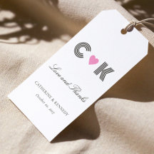 Moderne Personalisierte Hochzeit "Liebe und Dank"