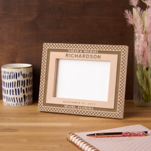 Moderne Personalisierte Hochzeitsgeschenke Geätzte Rahmen