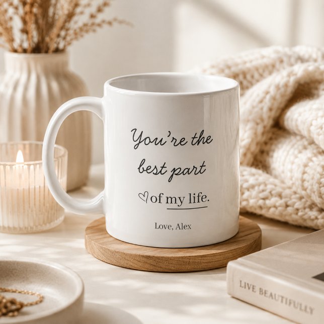 Moderne Personalisierte Liebestasse Kaffeetasse (Von Creator hochgeladen)