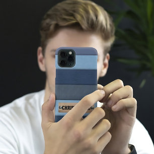 Moderne personalisierte Namensschild Jeans  iPhone 13 Hülle