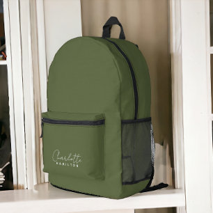 Moderne Personalisierte Namensschilder Bedruckter Rucksack