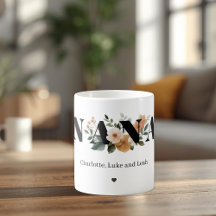 Moderne personalisierte Nana-Blumengeschenke