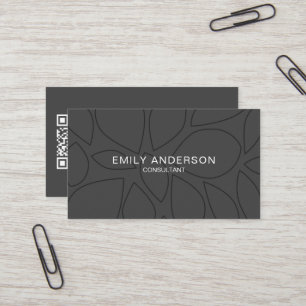 Moderne Personalisierte QR-Berufliche Visitenkarte