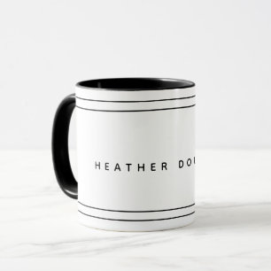 Moderne personalisierte Tasse