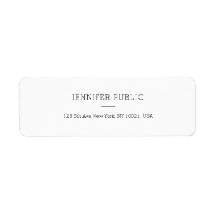 Moderne Personalisierte Template-Rücksendeadresse