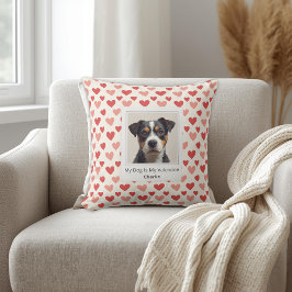 Moderne Personalisierte Valentins-Pillow für Hunde Kissen