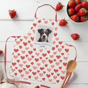 Moderne personalisierte Valentinstag-Schürze für H Schürze