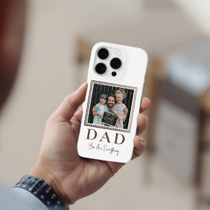 Moderne personalisierte Vater-Foto iPhone 16 Pro Hülle